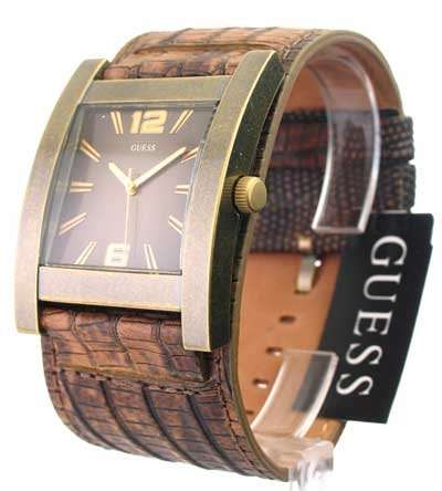 GUESS LEATHER MENS WATCH