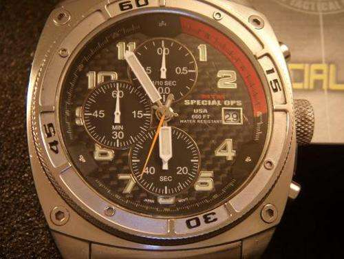 MTM SPECIAL FORCES WATCH   SILVER PREDATOR - NO RESERVES