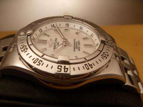 BREITLING LADIES STARLINER WATCH MOTHER OF PEARL   **NO RESERVES**