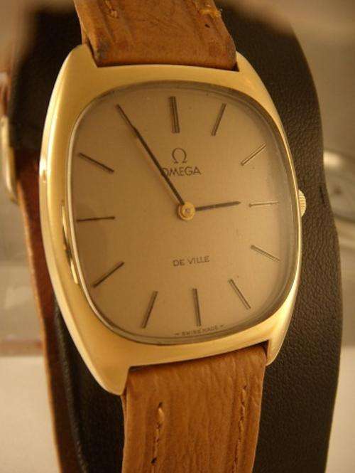 OMEGA DEVILLE GOLD MENS       @@ NO RESERVES@@