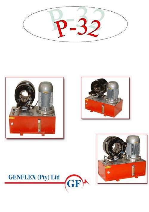 GENFLEX  p32 HYDRAULIC PIPE CRIMPER   MAKE HYDRAULIC PIPES    @@NO RESERVES@@