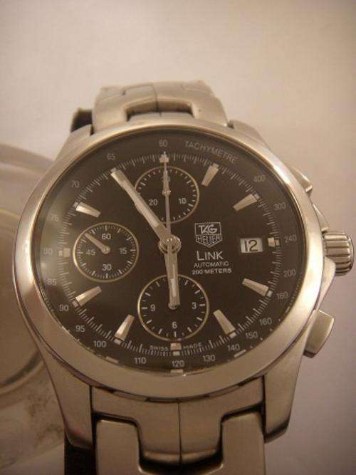 TAG HEUER LINK CHRONOGRAPH AUTOMATIC  @@@@@  NO RESERVES@@@@@     @@@@ NO RESERVES@@@@