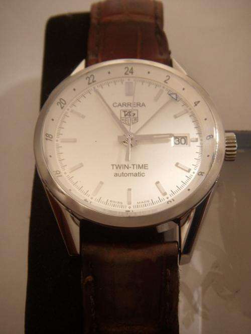 TAG HEUER  CARRERA TWIN TIME AUTOMATIC  @@NO RESERVES@@