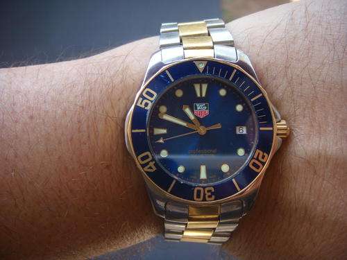 TAG Heuer  PROFESSIONAL DIVERS TWO TONE        NO RESERVES