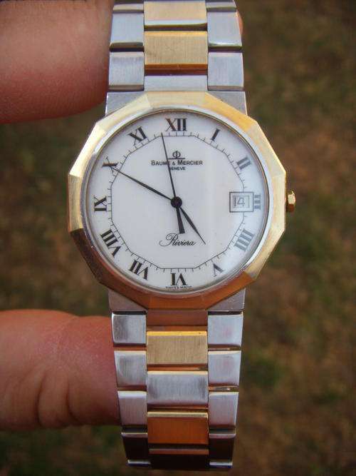 BAUME & MERCIER RIVIERA 2 TONE GOLD  @@ NO RESERVES@@