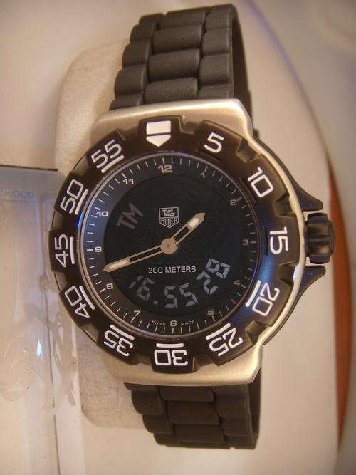 TAG Heuer Men's Formula 1 Chronotimer Digital-Analog Watch @NEW@@@ NO RESERVES@@