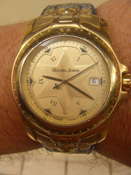 MICHEL JORDI SHERIFFS COWBOY WATCH  @@ NO RESERVES@@