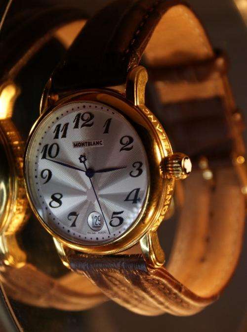 MONT BLANC IMMAC MENS MEISTERSTUCK GOLD  TIMEPIECE    @  @@ NO RESERVES@@