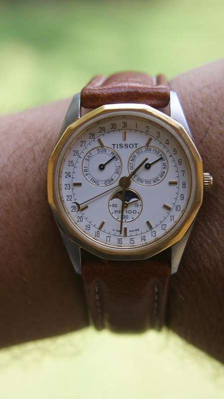 TISSOT PR 100 MOON PHASE CHRONO @  @@ NO RESERVES@@
