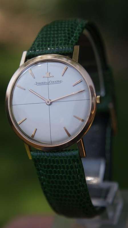 JAEGER LE COULTRE MINT  SOLID 18K GENTS TIMEPIECE           NO RESERVES