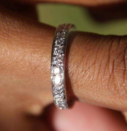 FULL CIRCLE 27 DIAMONDS ETERNITY RING #NO RESERVES# LIQUIDATION