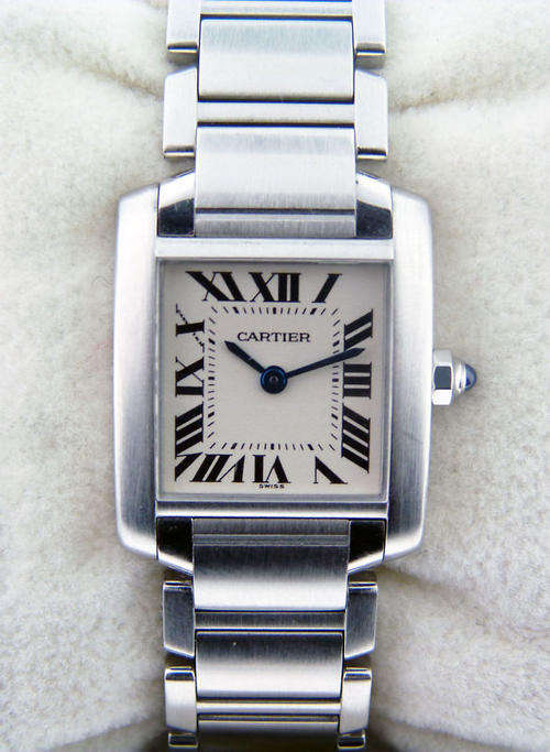 Lady's Cartier Tank Francaise @@ NO RESERVES@@ GENUINE AUCTION
