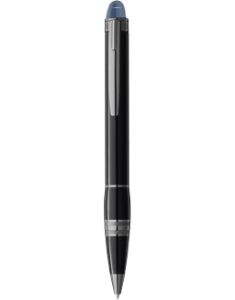 MONT BLANC STARWALKER MIDNIGHT BLACK RESIN BALLPOINT PEN  NEW    #NO  RESERVES#