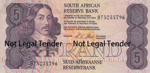 R5 note - CL Stals - Good Condition