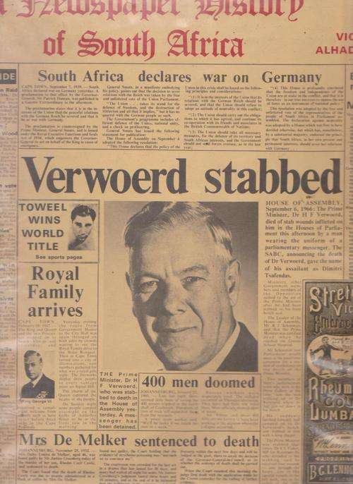 A Newspaper History Of South Africa By Vic Alhadeff