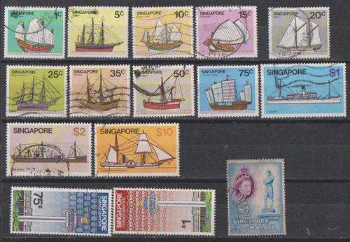 Singapore x 15 Different Stamps - 2004 CV R150.00+