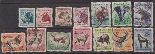 Union 1954 - Complete Set Of 14 - Animals - 2010 CV R115.00+
