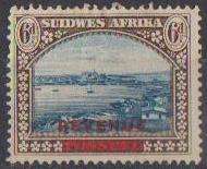 SWA 1931-41 - 6d O/P Revenue With Variety