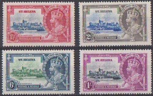 St Helena 1935 - Silver Jubilee - Complete Set Of 4 - CV R340.00+