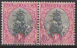 Union 1930/45 - 1d Steel Blue & Rose H/P.  CVR210.00