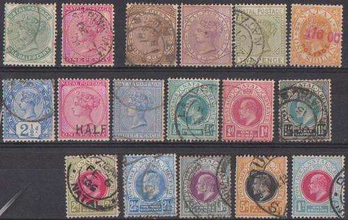 Natal From 1884 - 17 x Different Stamps - CV R450.00+