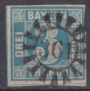 Germany Bayern 1849/62 - 3KR  CVR120.00