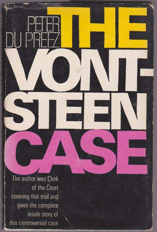 The Vontsteen Case By Peter Du Preez