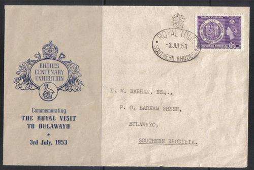 South Rhodesia-1953-The Royal Visit To Bulawayo