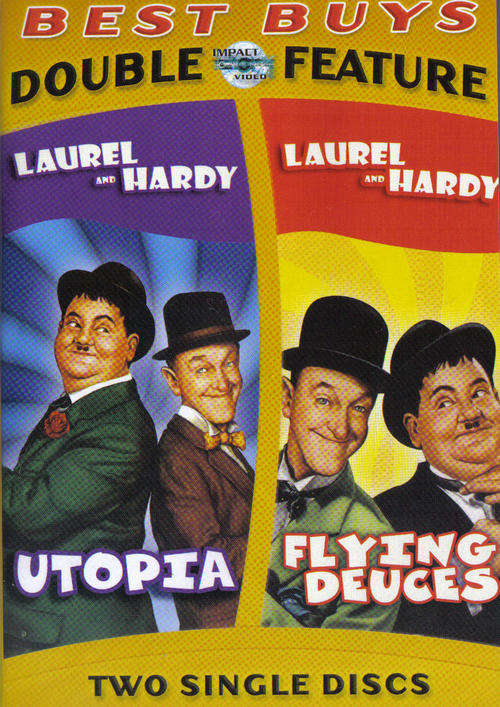Laurel & Hardy , Utopia + Flying Deuces (Double Feature)