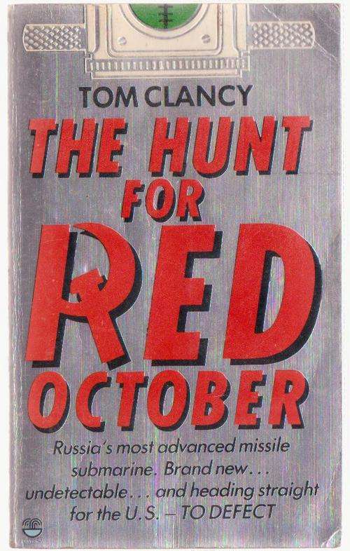 Signed-Tom Clancy-The Hunt For Red October