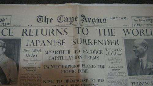Old Newspapers x 8 - Various, Cape Times, Argus, Outspan, The Standard (Non European Newspaper)
