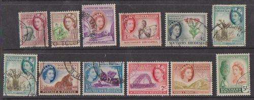 Rhodesia 1953 - Short Set Of 12