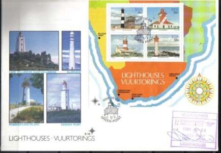 1988 MS Lighthouse Signed/With Special Cancellation