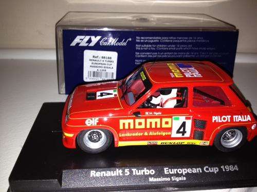 Scalextric FLY RENAULT 5 TURBO RED EUROPEAN CUP 1984 RARE BRAND NEW NO RESERVE 1/32 SLOT CAR