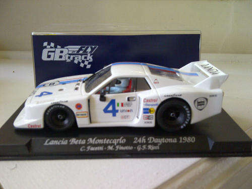 Scalextric FLY LANCIA BETA MONTECARLO 24h DAYTONA WHITE 1980 RARE BRAND NEW NO RESERVE 1/32 SLOT CAR