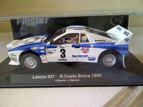 Scalextric FLY LANCIA 037 RALLY COSTA BRAVA 1986 RACC RARE BRAND NEW NO RESERVE 1/32 SLOT CAR