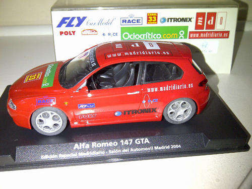 Scalextric FLY ALFA ROMEO 147 GTA RED LIMITED EDITION MADRID 2004 RARE 1/32 SLOT CAR