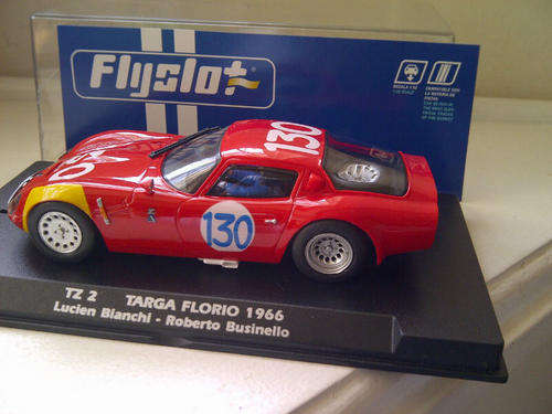 Scalextric FLY ALFA ROMEO TZ2 RED TARGA FLORIO 1966 RARE BRAND NEW NO RESERVE 1/32 SLOT CAR