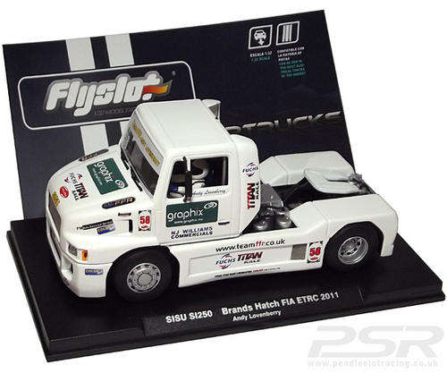 Scalextric FLY TRUCK SISU SL 250 No.58 Brands Hatch FIA ETRC 2011 (F201101) 1/32 SLOT CAR NEW