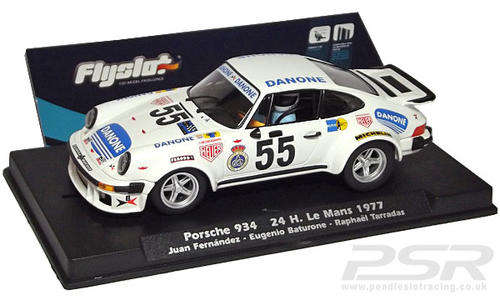 Scalextric FLY PORSCHE 911 934 LE MANS 1977 DANONE (044102) RARE 1/32 SLOT CAR