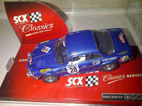 Scalextric Scx Renault Alpine A110 Rallye MonteCarlo 1971 WINNER  RARE 1/32 SLOT CAR