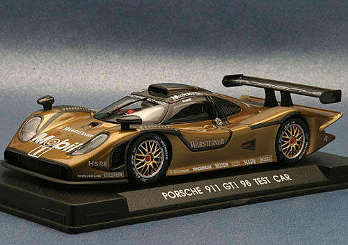 Scalextric FLY PORSCHE GT1 98 LE MANS MOBIL GOLD Ref A73 RARE 1/32 SLOT CAR