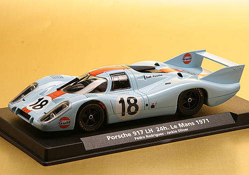 Scalextric FLY Porsche 917 LH Le Mans 1971 GULF PEDRO RODRIGUEZ  JACKIE OLIVER NEW 1/32 SLOT CAR