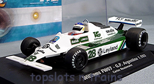 Scalextric FLYSLOT F1 WILLIAMS FW07B GP ARGENTINA 1980 CARLOS REUTEMANN  Ltd Ed 1/32  slot car