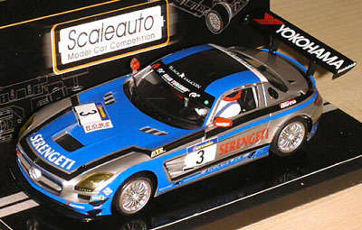 Scalextric SCALE AUTO Mercedes Benz SLS AMG GT3 Nurburgring 2011 REF SC 6023 1/32 scale slot car