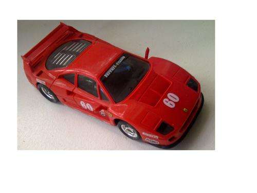 Scalextric SCX FERRARI F40 LE MANS RED LIKE NEW 1/32 SLOT CAR