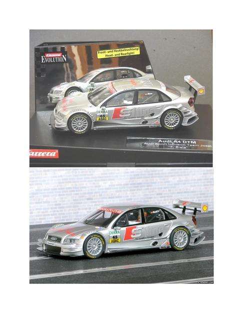 Scalextric Carrera Audi A4 DTM 2004 SPORT INFINEON TEAM JOEST "F. BIELA new boxed 1/32 SLOT CAR
