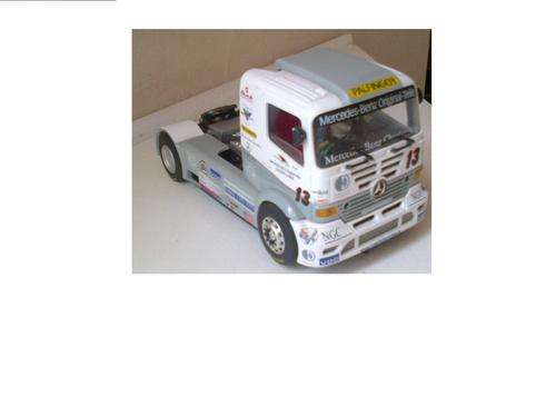Scalextric FLY MERCEDES TRUCK RACING RARE USED VERY GOOD CONDITION  1/32 SLOT CAR