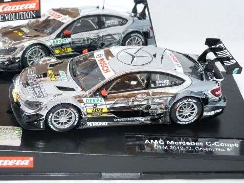 Scalextric SALE Carrera AMG Mercedes C-Klasse AMG C Coupe DTM 2012  J.Green No.5 1/32 SLOT CAR