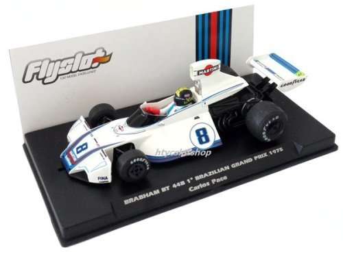 Scalextric Flyslot Brabham BT44B Carlos Pace Brasil 1975 BRAND NEW 1/32 SLOT CAR
